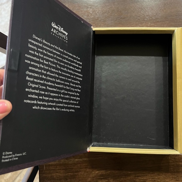 Walt Disney Archives Collection Beauty and The Beast Notecard Set - Picture 4 of 10